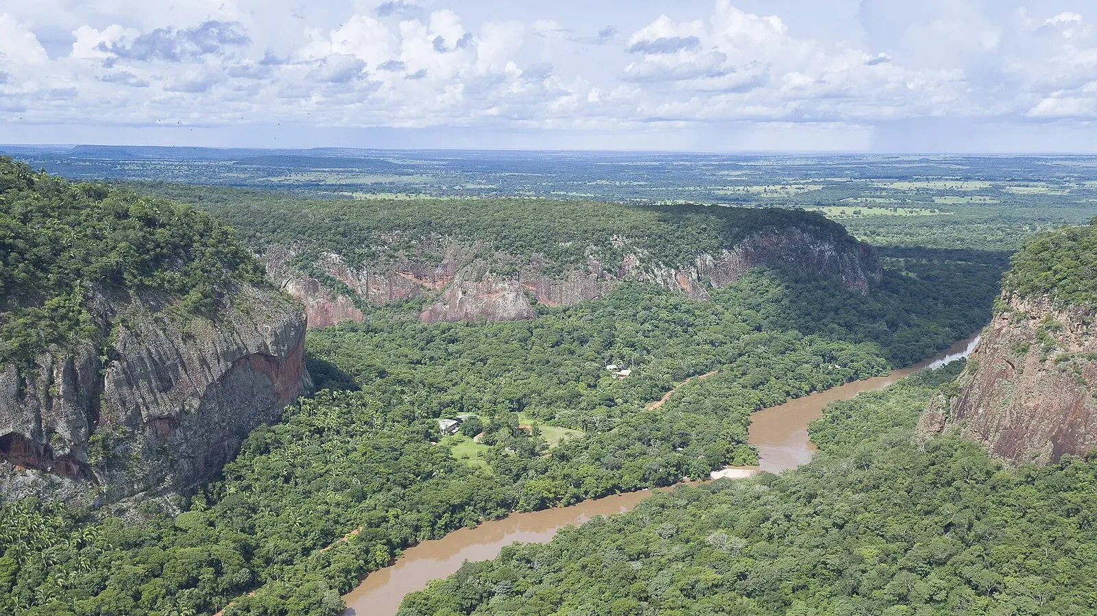 Paisagem em Piraputanga, Mato Grosso do Sul